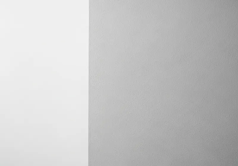Frisch verputzte Wandfläche